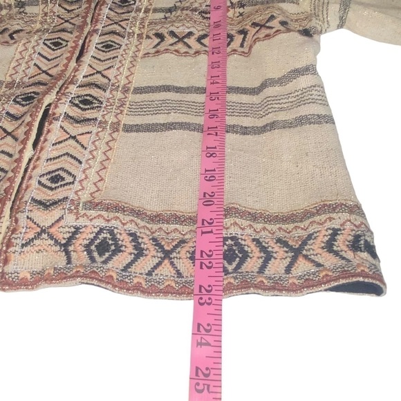 Z&L Women’s Woven Embroidered Boho Aztec‎ Moroccan Jacket Blazer Sz 12 - Picture 7 of 9